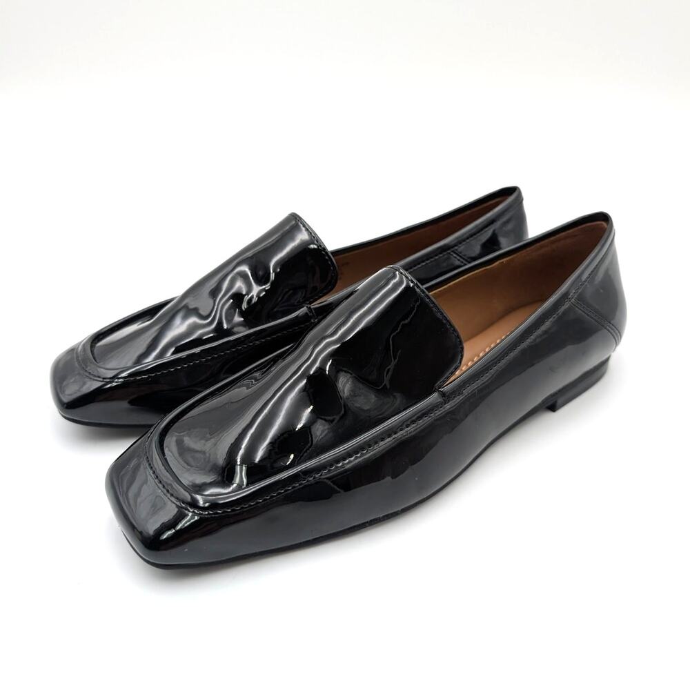 Nordstrom Rack Franny Loafer Shoes Women's Black Patent Size US5M EU35